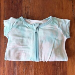 Little Sleepies Blue Tidepool 6/12 bamboo zippy